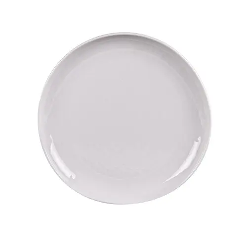 Assiette à dessert en porcelaine blanche Ecume - Ø 20 cm