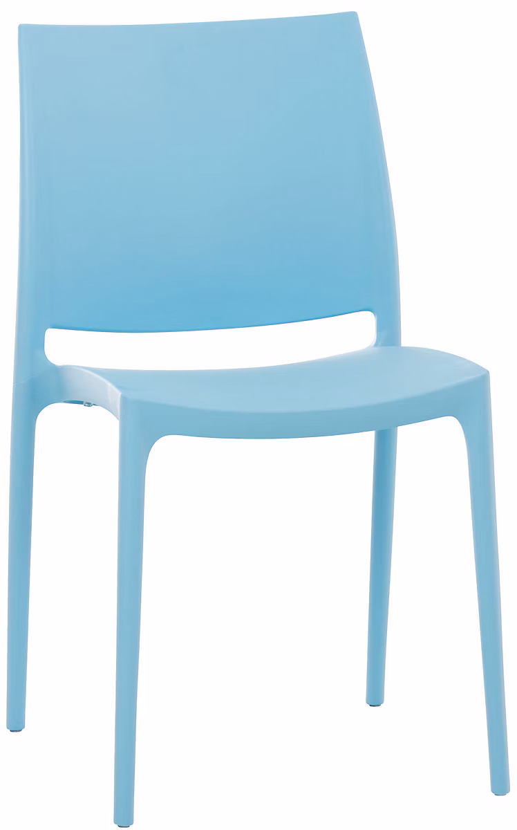 CLP Chaise de jardin terrasse empilable MAYA – qualité supérieure, résistance à leau et aux rayons ultraviolets, 8 couleurs au ch..