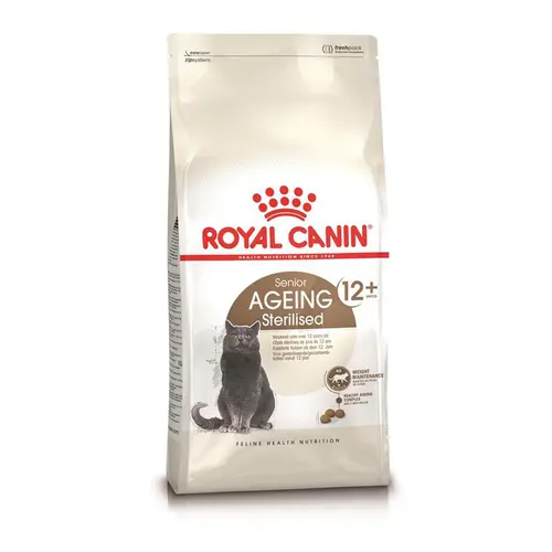 Croquettes pour chat senior stérilisé Royal Canin Ageing Sterilised 12+ - 4 kg