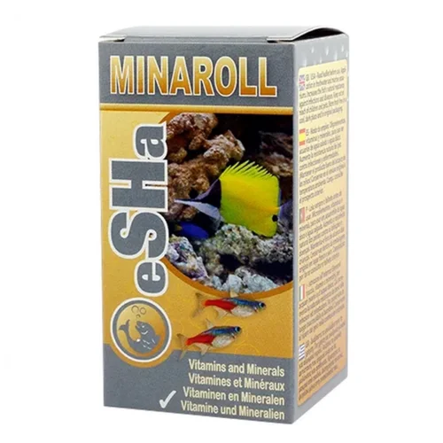 Minéraux et vitamines poissons d'aquarium ESHA Minaroll - 20ml