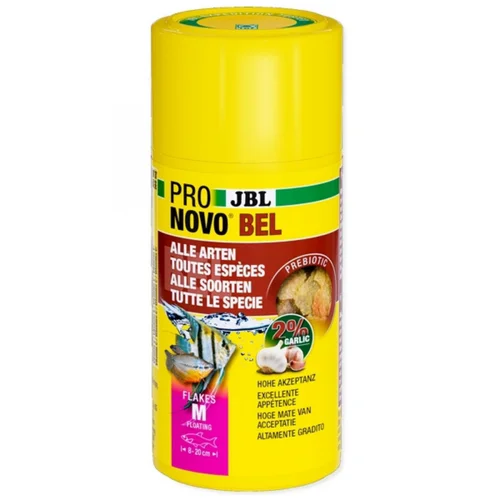 Nourriture en flocons ProNovo taille M, naturellement colorée, JBL - 100ml/18g