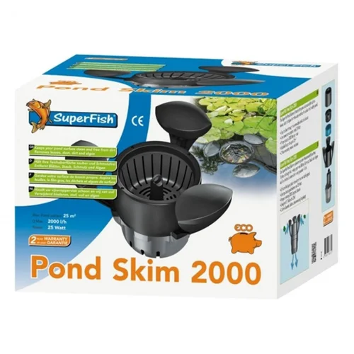 Aspirateur de surface pour bassin, spécificité Pond Skim 2000, SUPERFISH BASSIN