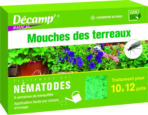 Nématodes contre mouches des terreaux 2 millions