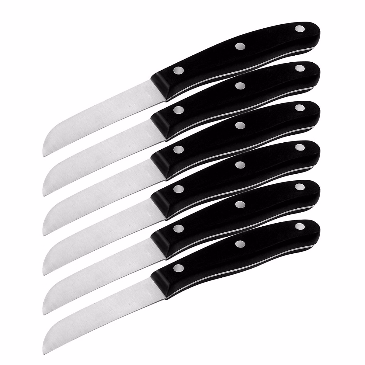 Accessoire de découpe – Ensemble de 6 Couteaux à légumes 20 cm Nirosta Fit