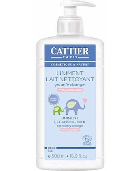 Cattier Liniment Lait nettoyant pour le change 500ml