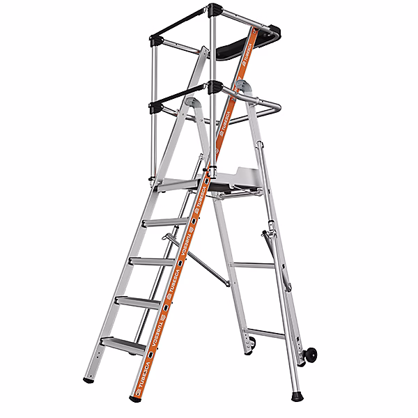 Escabeau PIRL 5 marches | Hauteur max. de travail 3.17m – 2274105