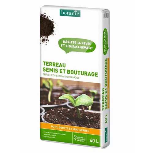 Terreau semis et bouturage botanic® - 40 L