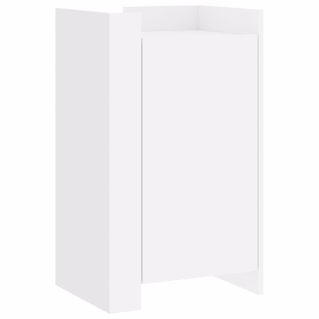 Buffet blanc 45 × 35 × 75 cm bois d'ingénierie vidaXL