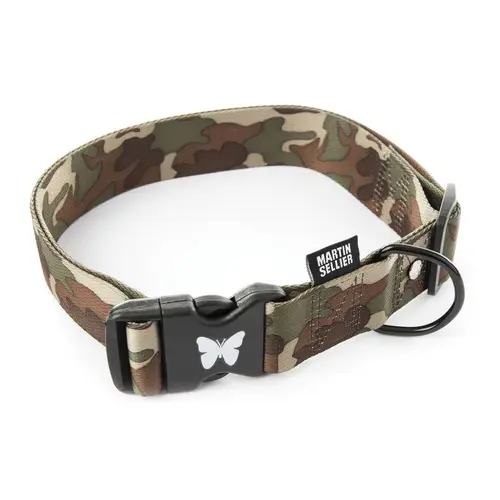 Collier Camouflage marron pour chien - 4x75/90 cm
