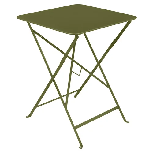 Table pliante Bistro coloris pest en acier Fermob - 57 x 57 x 74 cm