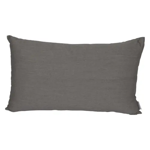 Coussin de dossier coloris gris en polyacrylique Holly - 75 x 46 x 20 cm