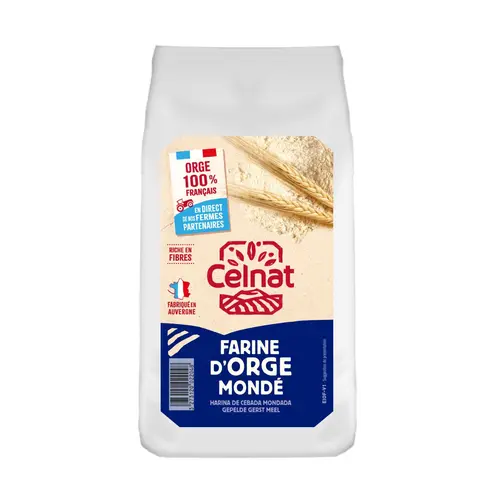 Farine d’orge mondé bio Celnat - 500 g