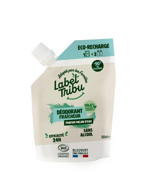 Recharge de déodorant fraicheur bio Label Tribu - 100 ml