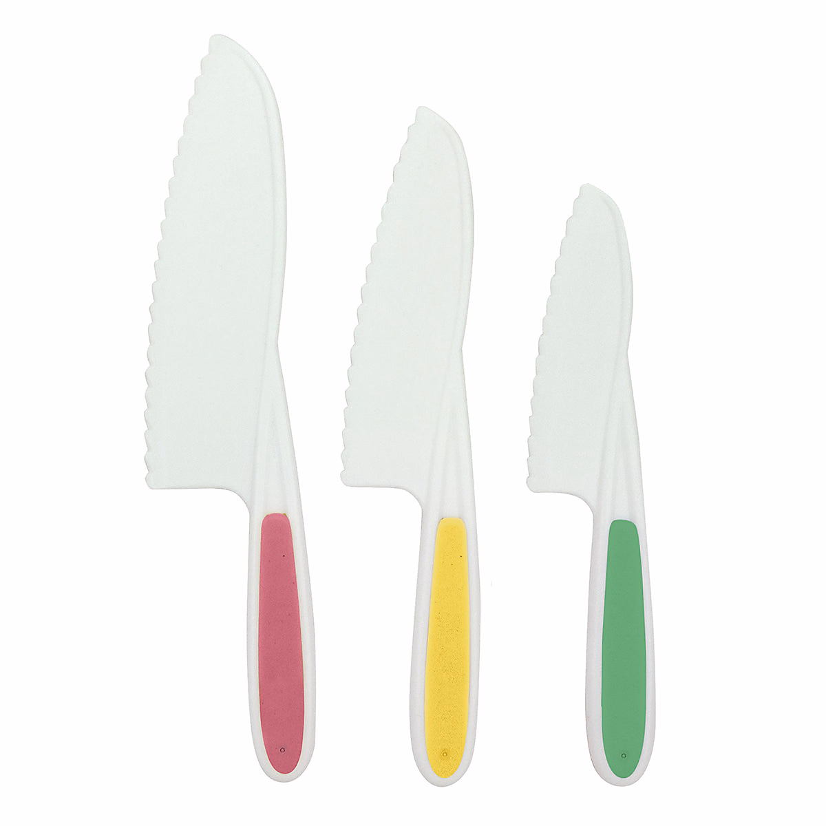 Accessoire de découpe – 3 couteaux de cuisine pour enfants 22 à 27 cm Fackelmann Mini Monster