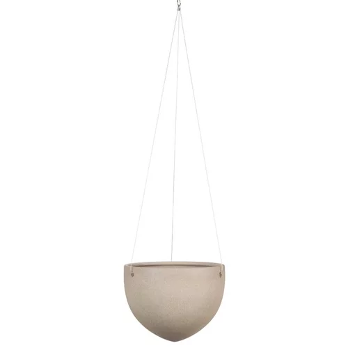 Suspension en céramique taupe Scheurich 845 Taupe stone - Ø 18 cm