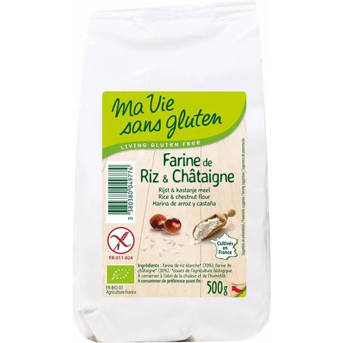 Farine de riz et châtaigne sans gluten 500 g