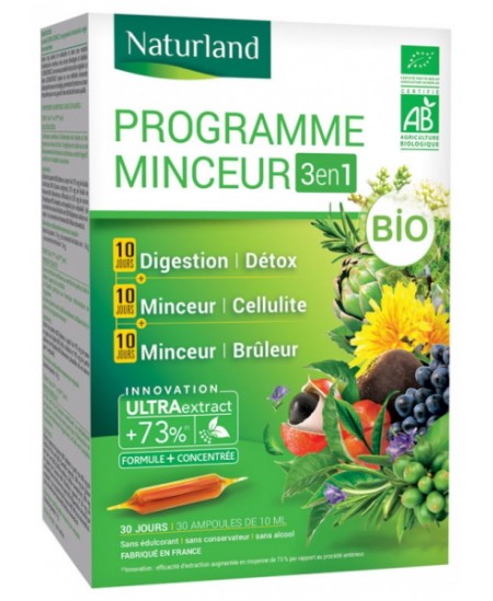 Naturland - Programme Minceur Bio 3 en 1