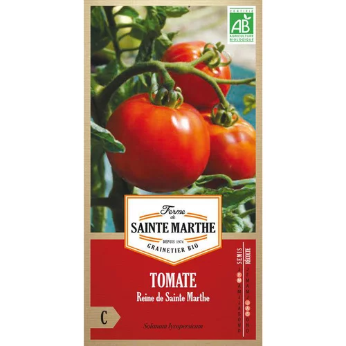 Graines de tomate reine bio Ferme de Sainte Marthe - graines à semer