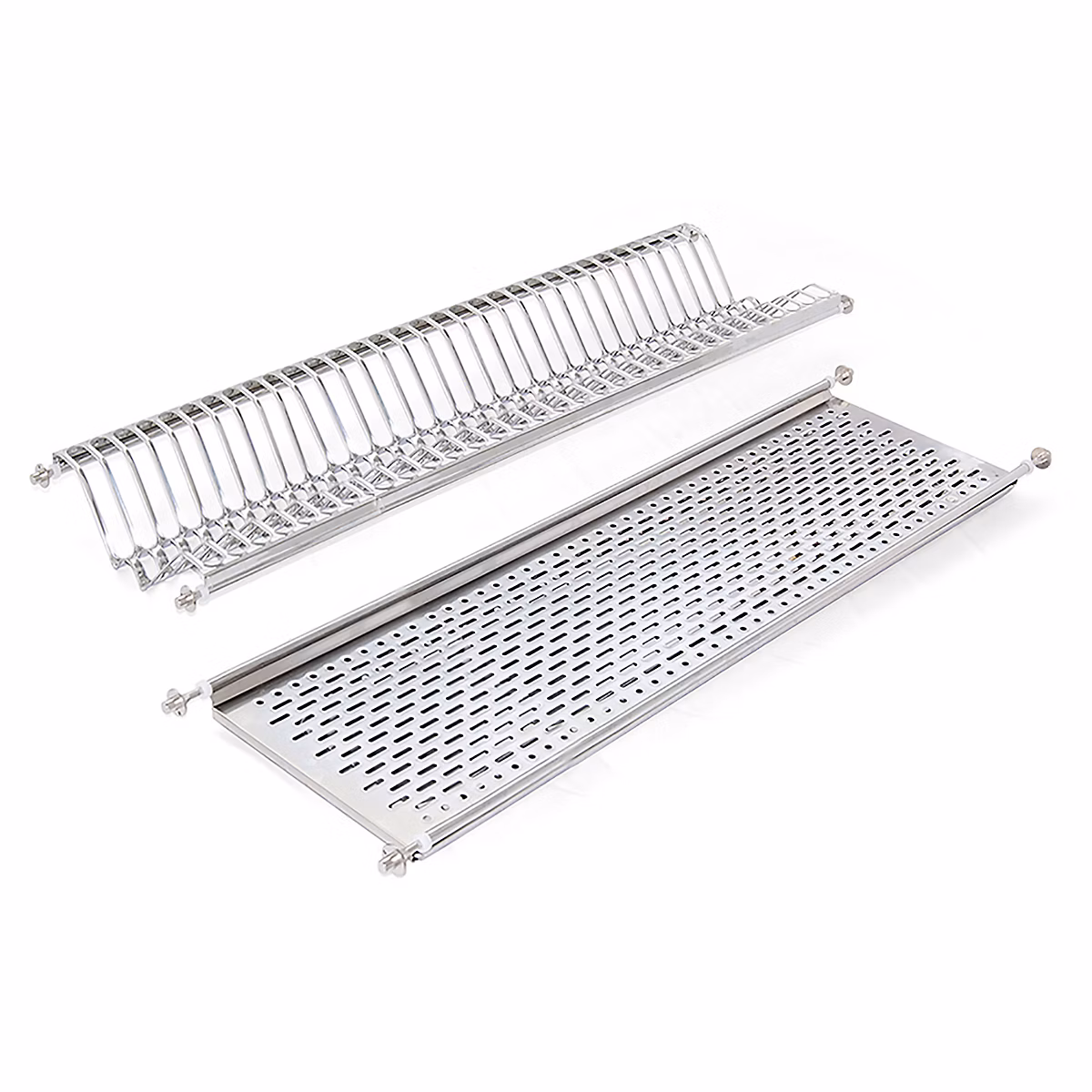 Emuca Egouttoir porte – assiettes pour meuble haut | module 900mm | Acier inoxydable