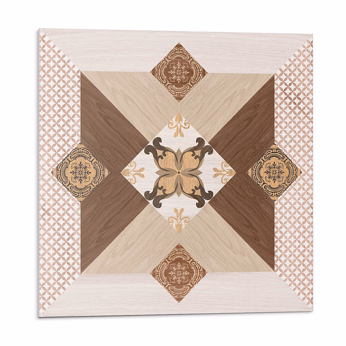 Adhésif Vinyle Carreaux Wallfluent 20 × 20 cm Motif Mosaïque Avec Ornements 20 pièces
