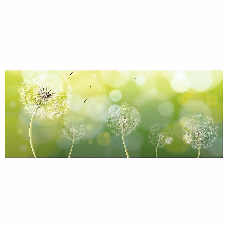 Brise vue imprimé DANDELION pissenlit | H.1.2 x L.3 m – 100% occultant – Made in France par Scenolia + kit de fixation offert