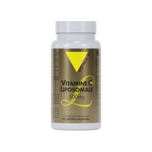 Complément alimentaire bio Vit’All+ Vitamine C liposomale 500 mg - 60 gélules végétales