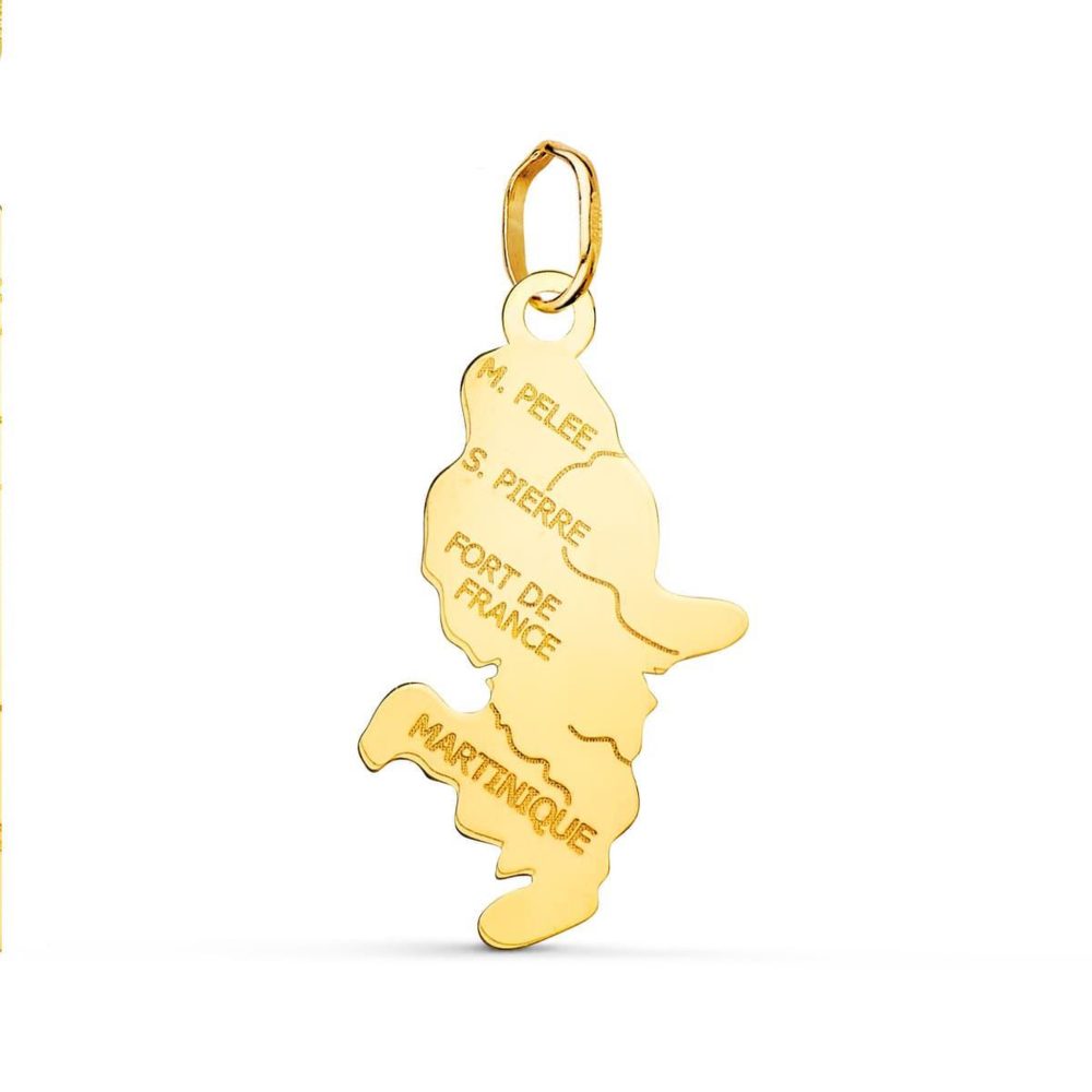 L'ATELIER D'AZUR Pendentif Or 18 Carats 750 Jaune – 2.2cm 1.3cm