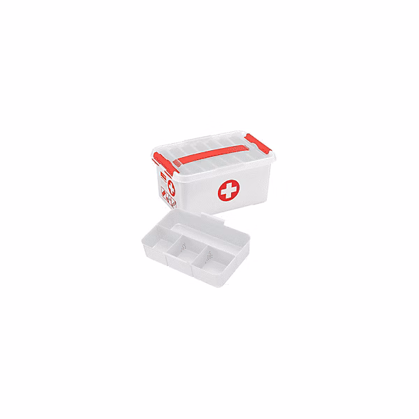 Boîte de rangement Premiers Secours 22 litres | Boîte de rangement