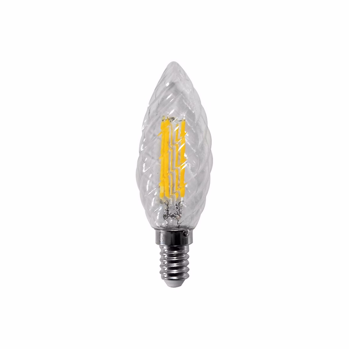 Ampoule Led À Filament Torsadé 4W E14 3000K | Ampoule