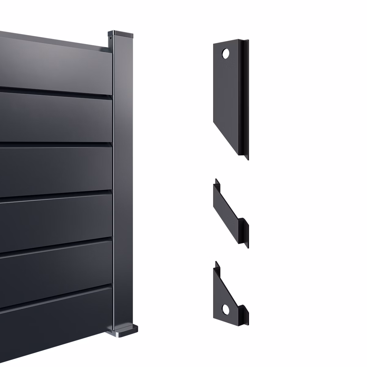 Kit 22 entretoises pour 9 lames persiennes Neva Klikstrom noir – Réf. MXZXJPNWD4968978894