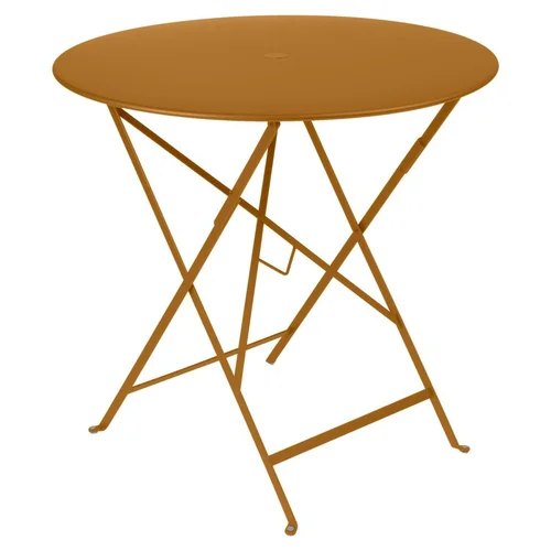 Table pliante Bistro coloris marron en acier Fermob - 74 cm