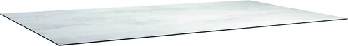 Plateau de table fin Penta Stern en HPL silverstar - 220 x 100 x 1,3 cm