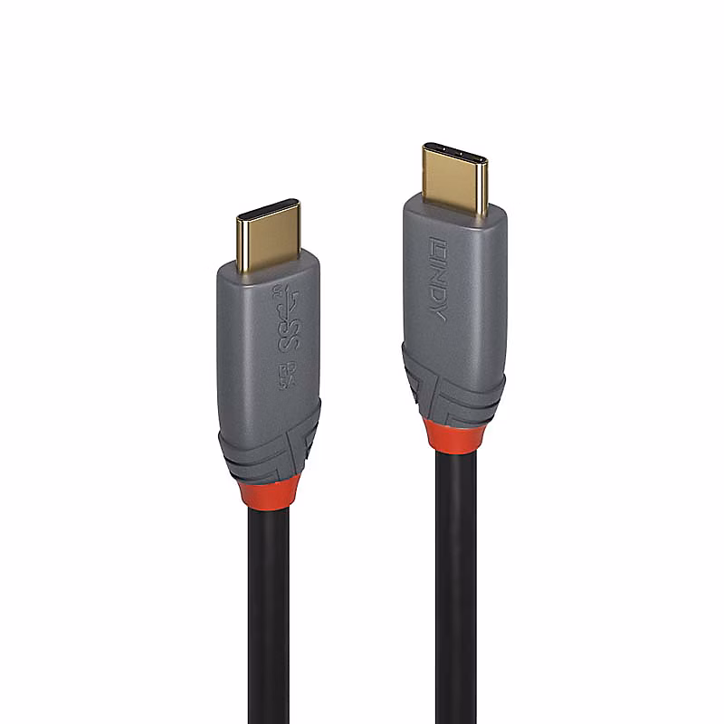 Câble USB-C vers C 5A 1 mètre LINDY – Réf. FFBJPQABP5201150365