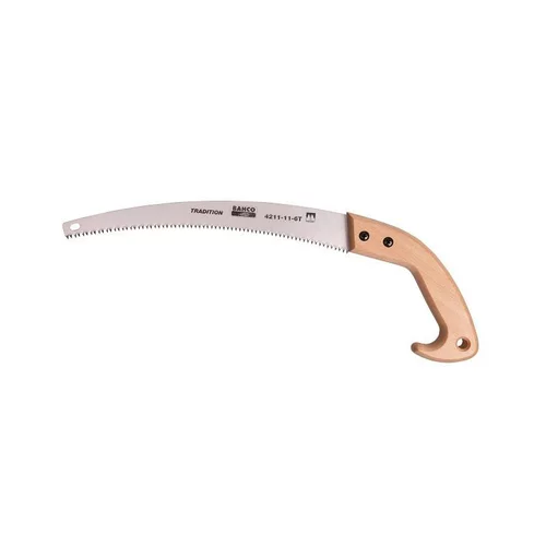 Scie arboricole avec manche en bois de 28 cm