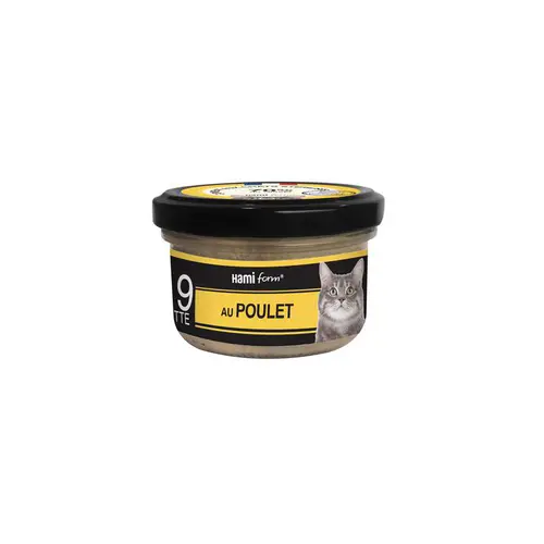 Boîte Chat Hamiform 80g, poulet, colin et fromage