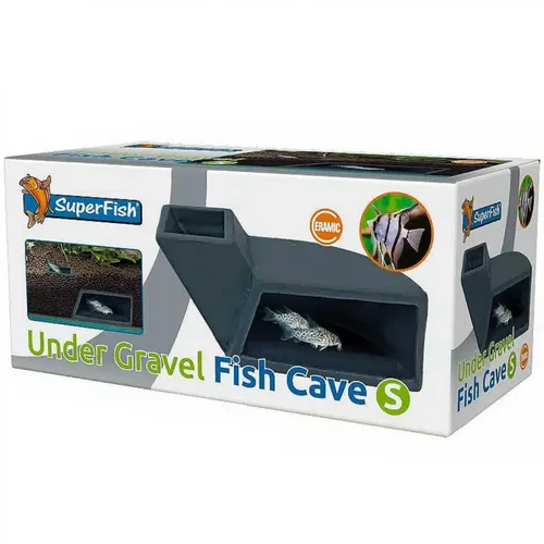 Grotte artificielle sous gravier, petite taille - SUPERFISH Fish Cave S