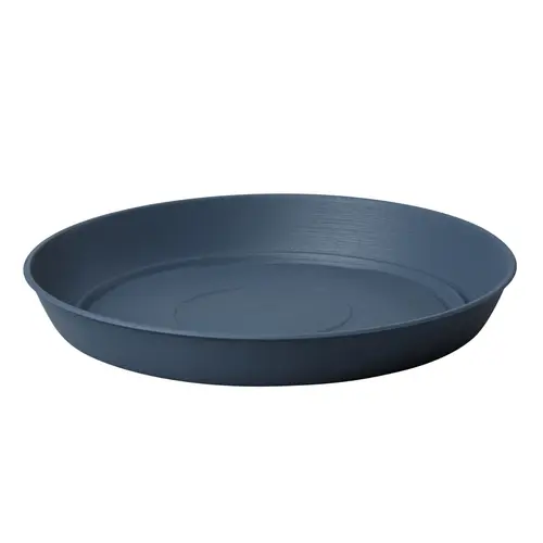 Soucoupe bleu jean pour pot Poetic Joy 35 - Ø 26,6 x H 3,4 cm