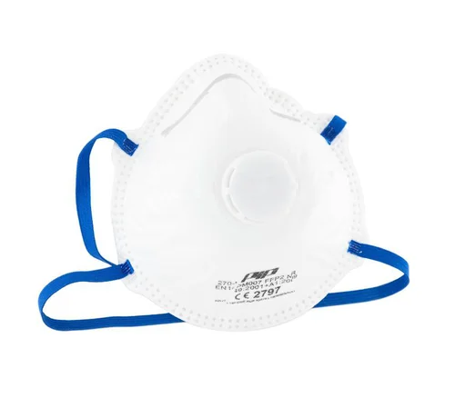 Masque FFP2 avec valve blanc - Lot de 10