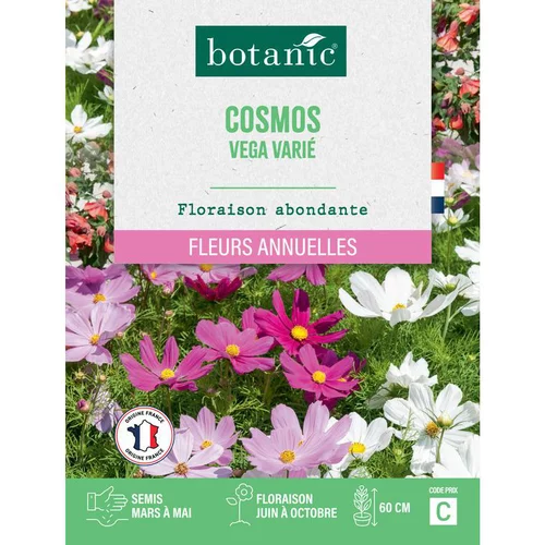 Graines de fleurs de Cosmos vega varié botanic®