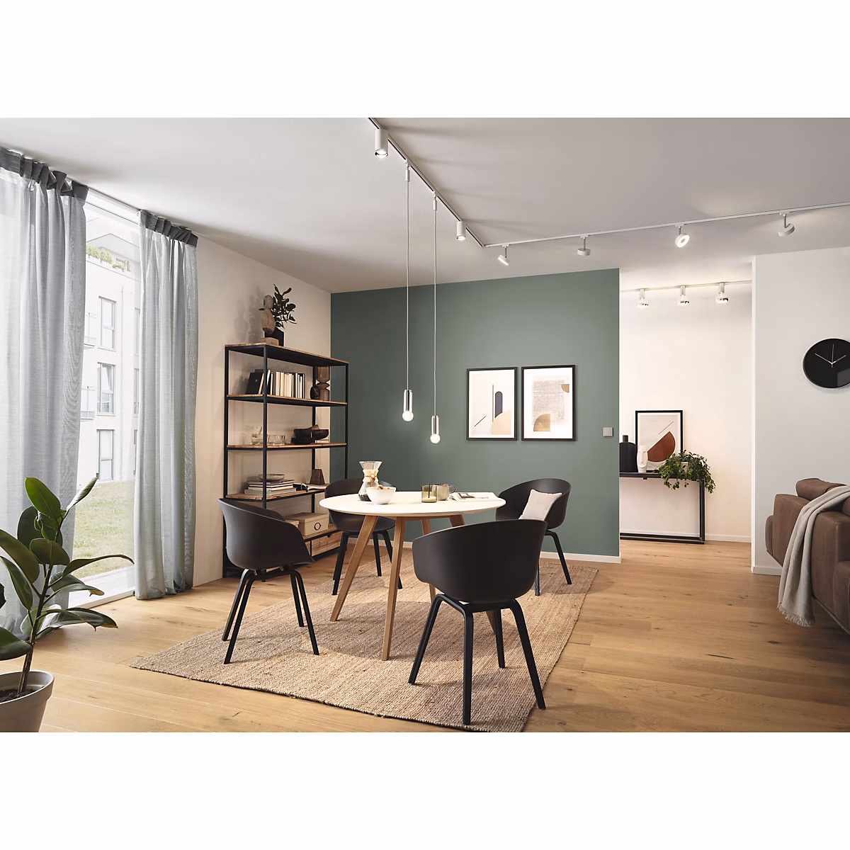 Spot – Connecteur articulé blanc URail 1000W max blanc Paulmann