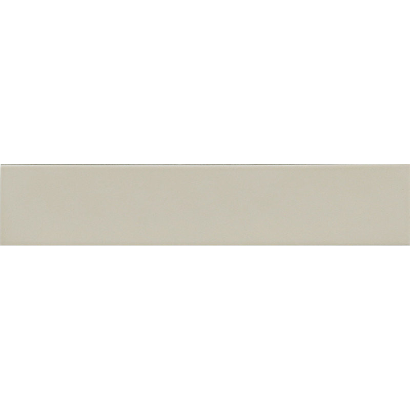 Carrelage sol / mur brique effet béton beige mate 6 × 30 cm WADI BEIGE