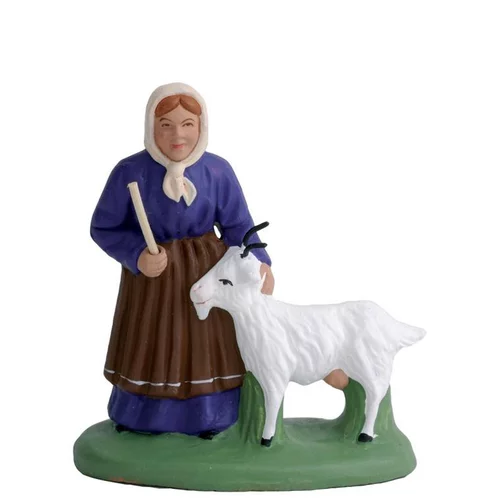 Femme à la chèvre 7 cm