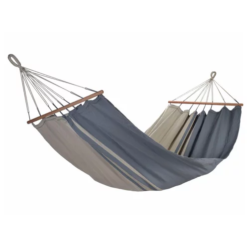 Hamac coloris anthracite taupe certifié FSC® Jobek Hamac GraphiK - 300 x 140 cm