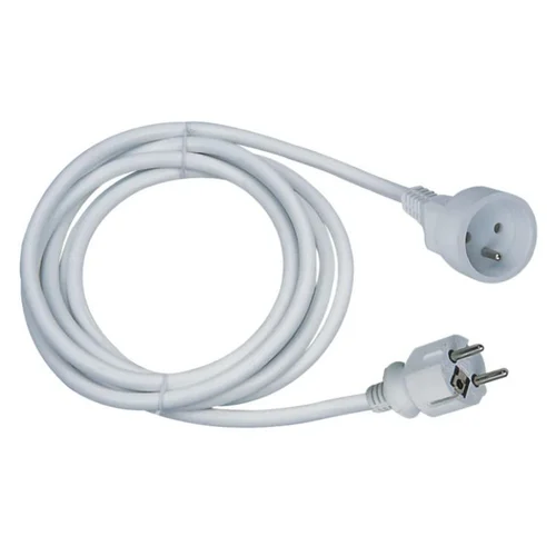 Rallonge électrique 16 A coloris blanc - 5 m