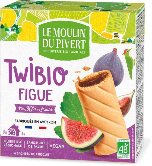 Twibio figues bio LE MOULIN DU PIVERT 150 g