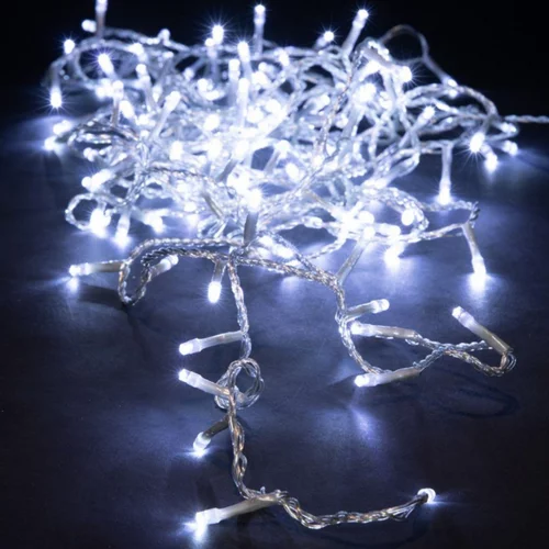 Guirlande lumineuse LED à lumière animée blanc chaud sur secteur Flicker 128 - 8 m