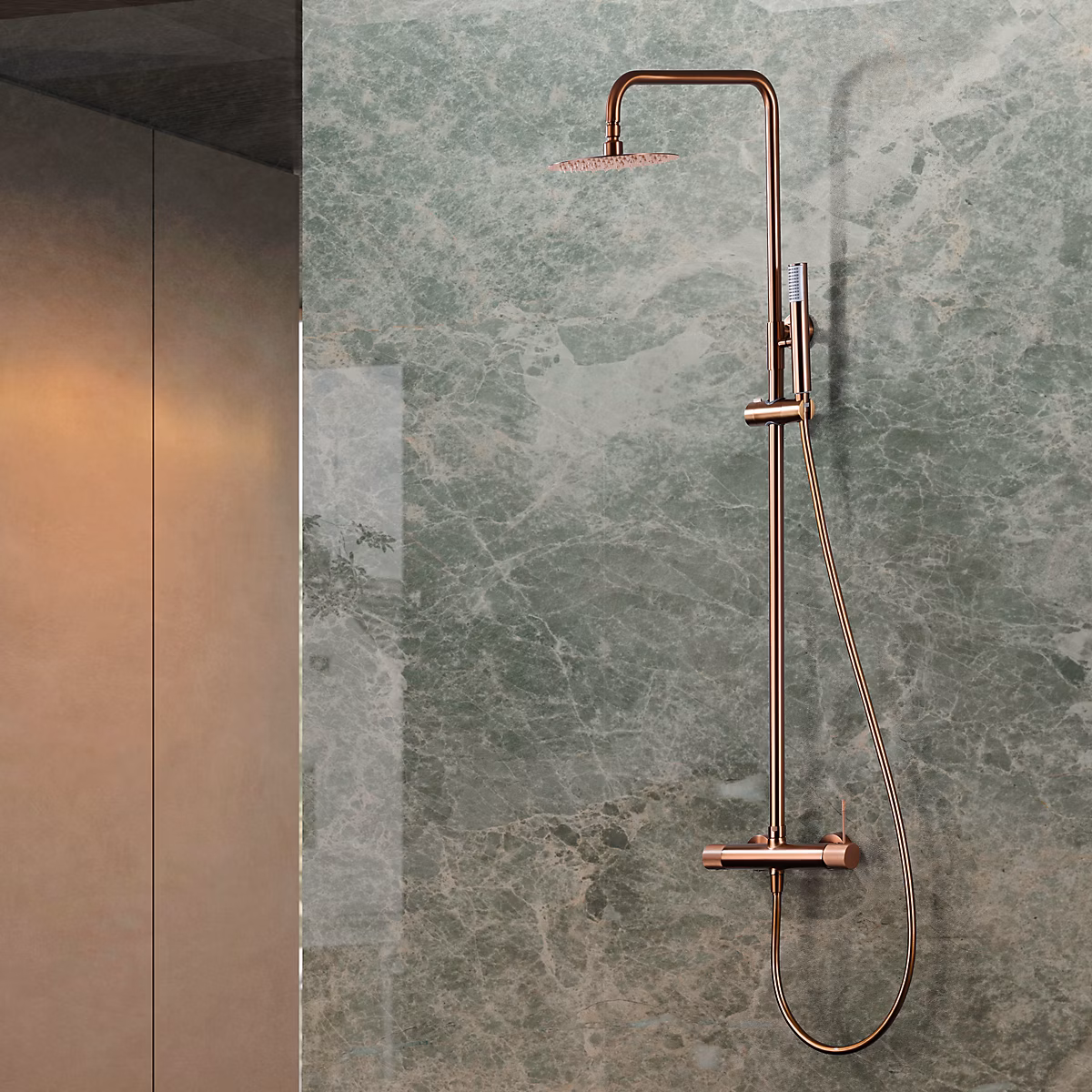 Colonne de Douche Anti-Calcaire Or Rose Cuivré IMEX BDD038/ORC – Réf. DKZWSAHCU7768340473