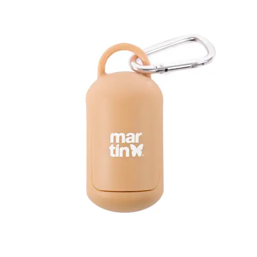 Distributeur de sacs à crottes en plastique coloris orange Martin Sellier