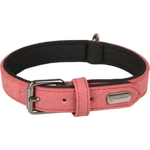 Collier chien Delu rose 31/39 x 2 cm