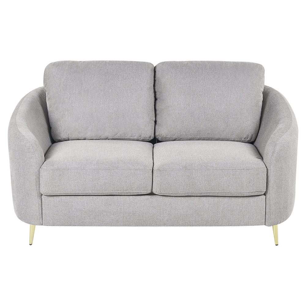 Canapé 2 places TROSA Tissu Gris clair – Réf. TBPVAGABW9225958761